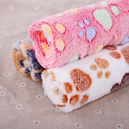 Winter Dog Bed Blankets Fleece Sleeping Mats