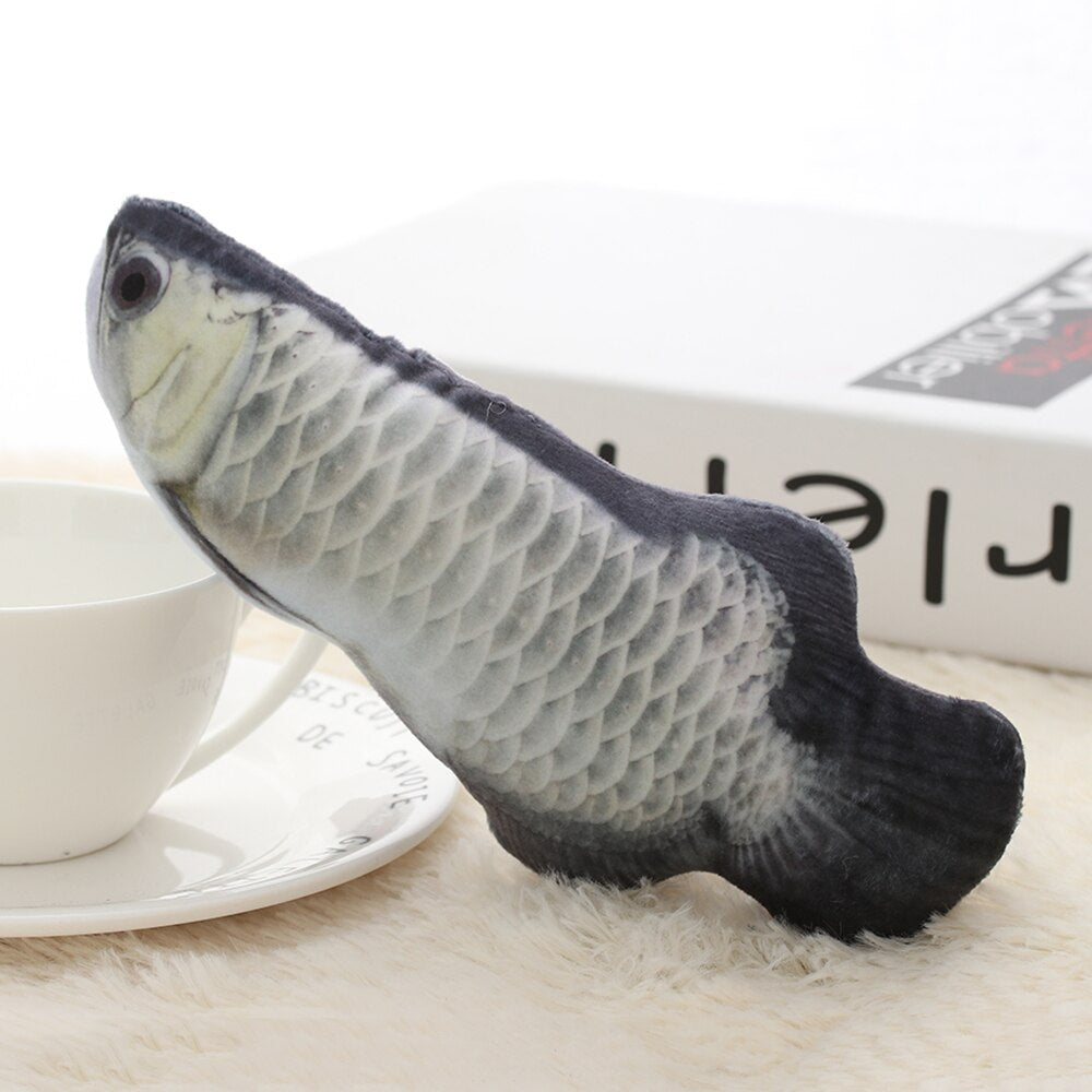 1 piece Artificial Fish Plush Mint Catnip Toys