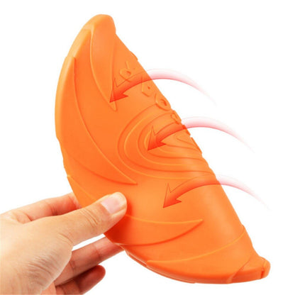 Silica Gel Soft Pet Flying Discs Dog Toys Saucer