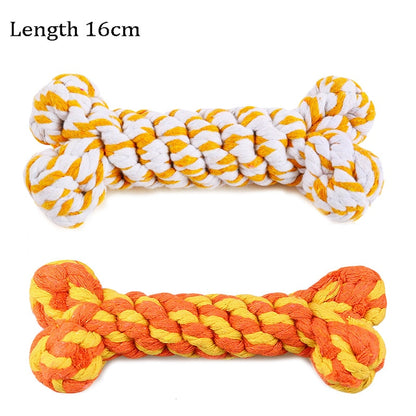 1 pieces Bite Resistant Pet Dog Chew Rope Knot Ball