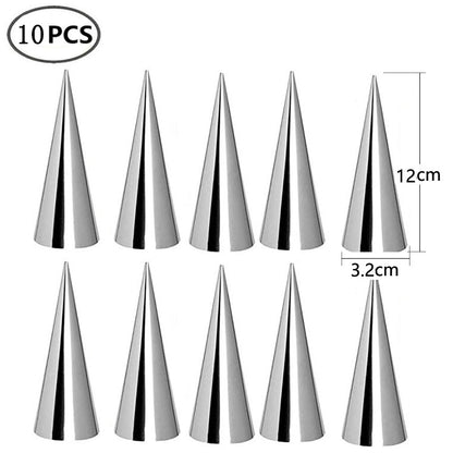 5 to 10 Pieces Conical Tube Cone Roll Moulds