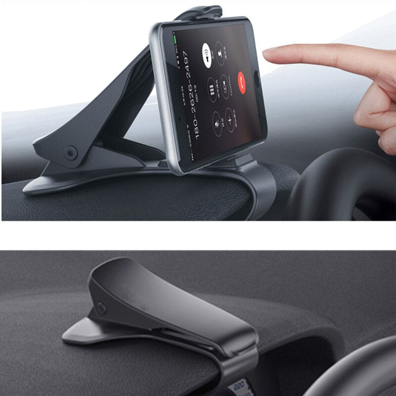 6.5inch Dashboard Car Phone Holder Easy Clip Mount Stand