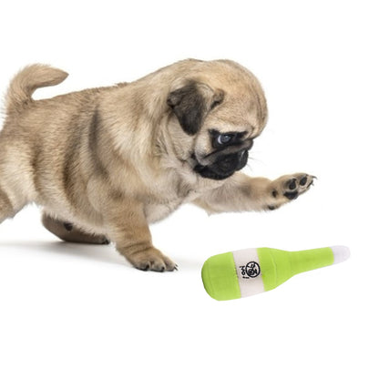 Funny Pet Toys Cartoon Cute Bite Resistant Plush Squeaky Toy Pet