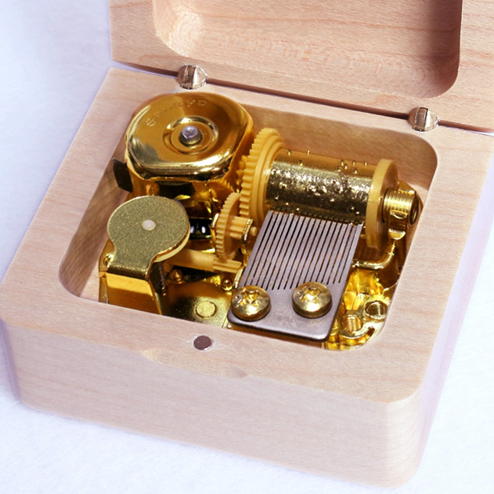 Handmade Wooden Happy Birthday  Music Box