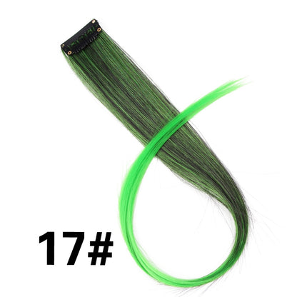 Beauty Synthetic Hair Extensions With Clips Heat Resistant