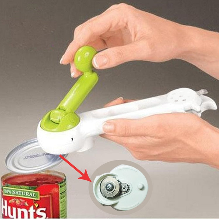 1 Piece Multifunction 7 in 1 ABS Can Opener