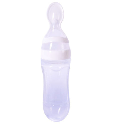 Baby Spoon Bottle Feeder Dropper Silicone Spoons
