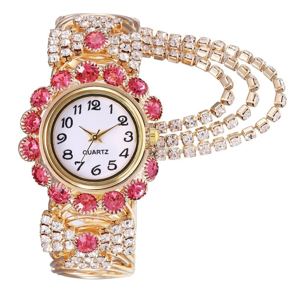 Luxury Rhinestone Bracelet Watch Wristwatch