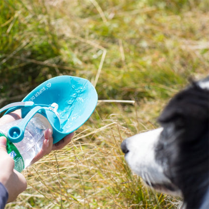Portable Pet Dog Water Bottle Soft Silicone Leaf Design