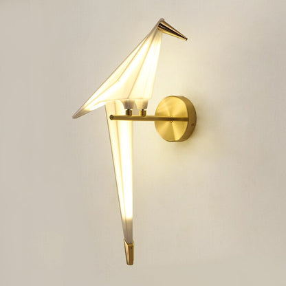 Nordic aisle bedside wall lighting lamp Paper crane