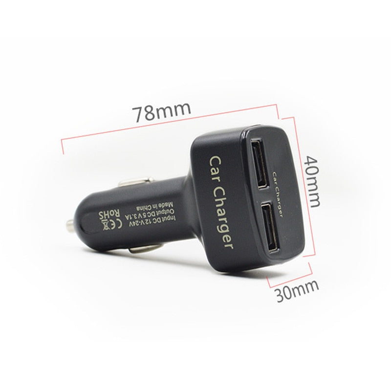Newest Car Charger Dual With Voltage Meter Tester