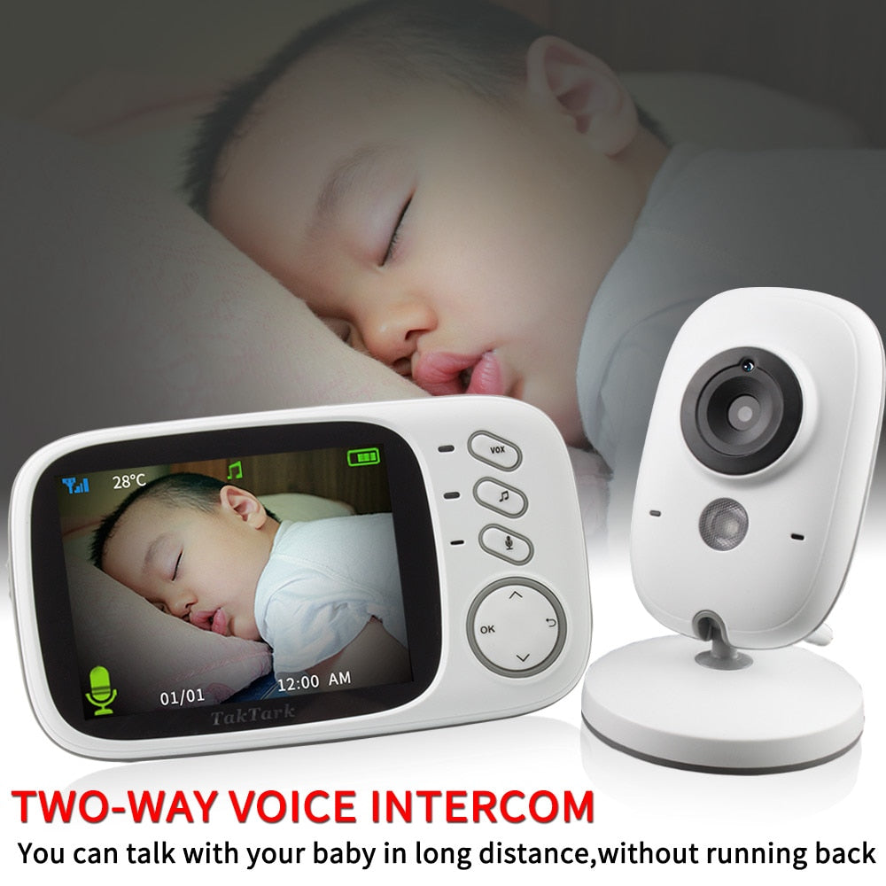 Wireless Video Color Baby Monitor Nanny Security Camera