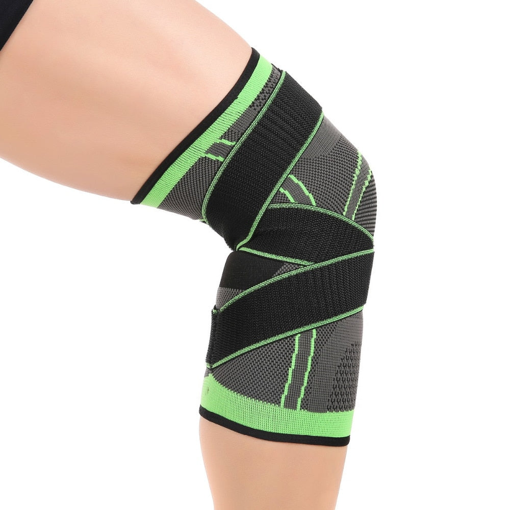 Sports Fitness  Knee Pads Support Bandage Braces Elastic Nylon