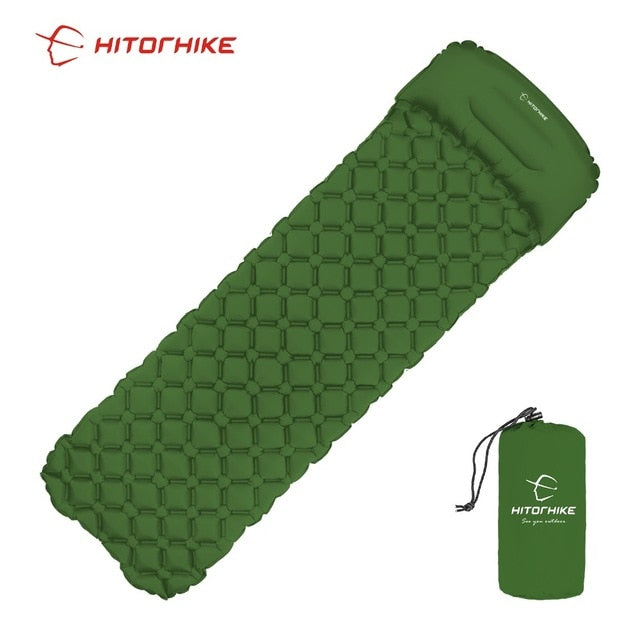Innovative sleeping pad fast filling air bag camping mat