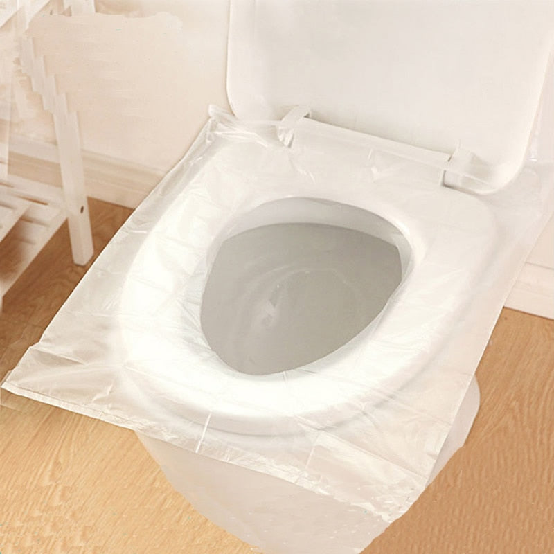 50Pieces Disposable Toilet Seat Cover Mat