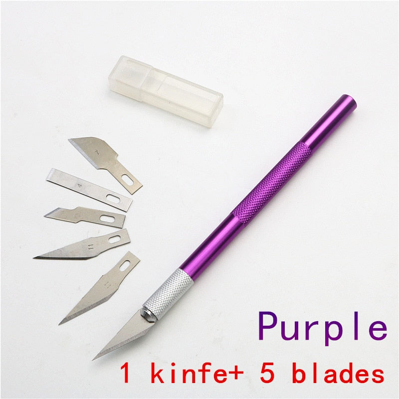 Carving knife or 5PC Blades Wood Carving Tools Fruit Craft Sculpture Engraving