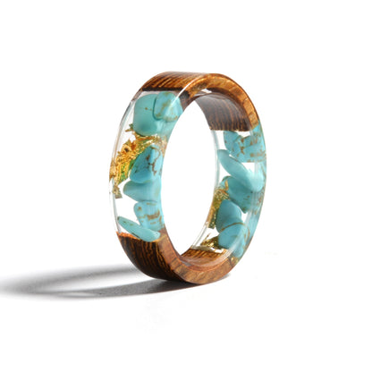 Wood Resin Ring Transparent Epoxy Resin Ring