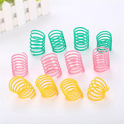 10 pieces Cute Cat Spring Toys