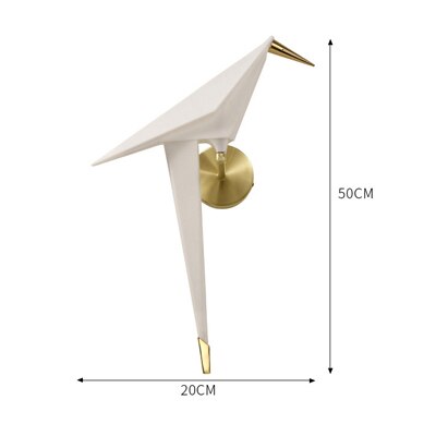 Nordic aisle bedside wall lighting lamp Paper crane