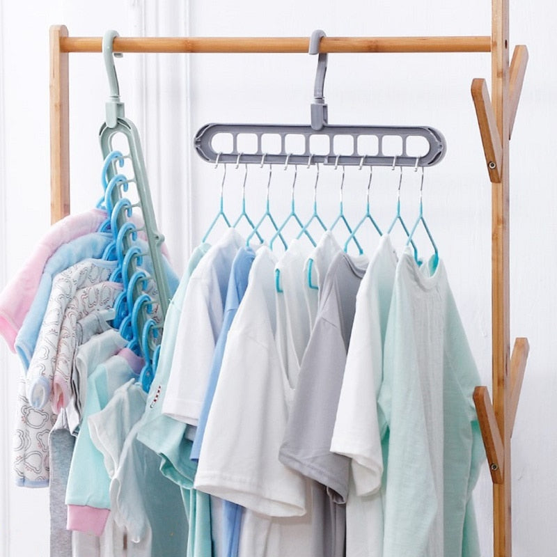 1/2 pieces Magic Multi-port Support hangers for Clothes Drying Rack