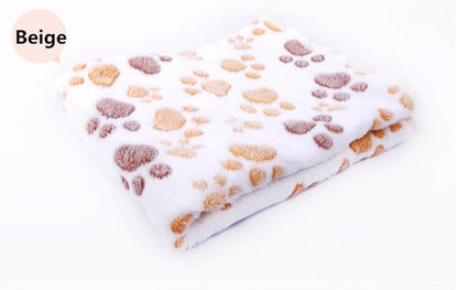 Winter Dog Bed Blankets Fleece Sleeping Mats