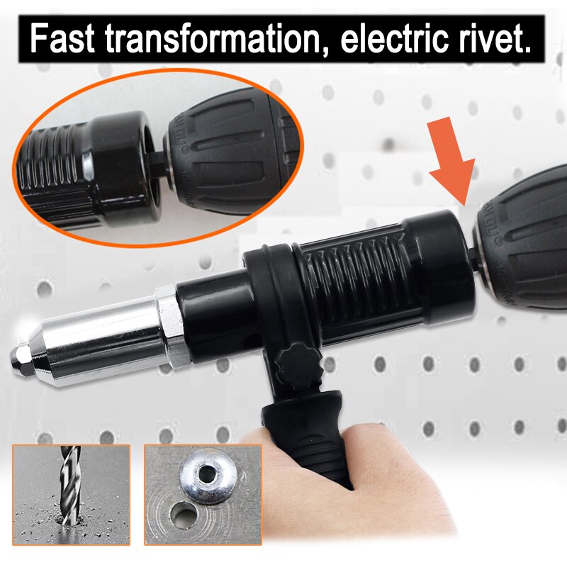 Electric Rivet Nut Gun Riveting Tool Cordless Riveting Drill