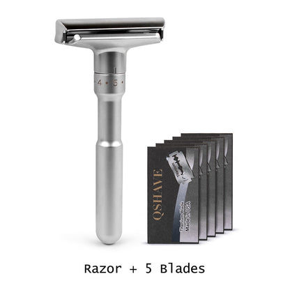 Adjustable Safety Razor Double Edge Classic Men's Shaving