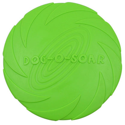 Silica Gel Soft Pet Flying Discs Dog Toys Saucer