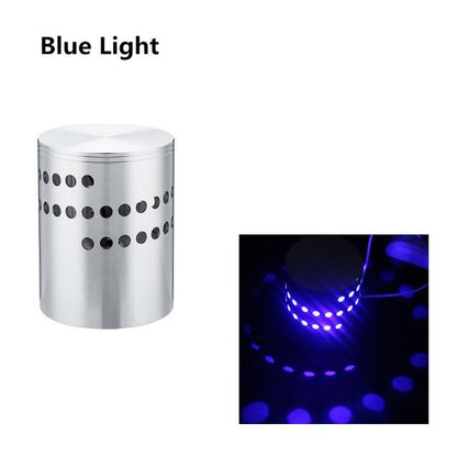 RGB Spiral Hole LED Wall Light Effect Wall Lamp