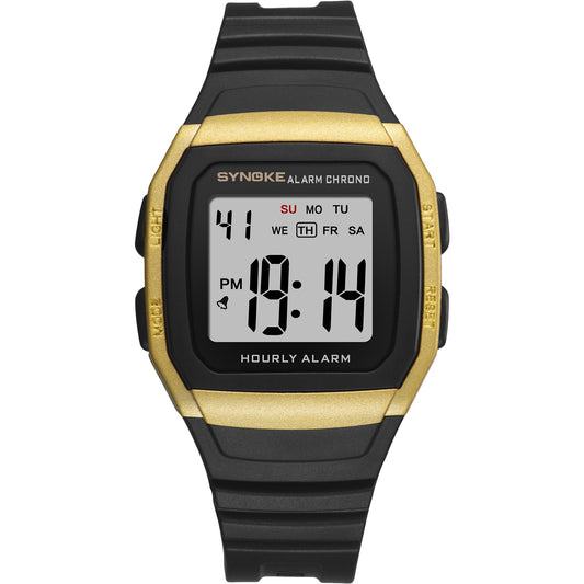Sport Watch With Black Band Electronic Watches