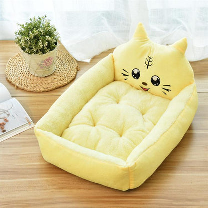Dog bed Removable And Washable Teddy Cartoon Nest
