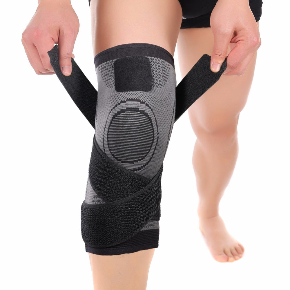 Sports Fitness  Knee Pads Support Bandage Braces Elastic Nylon