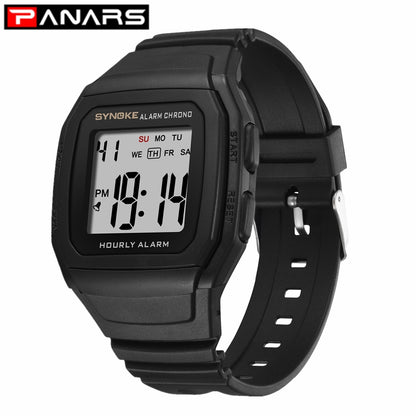 Sport Watch With Black Band Electronic Watches