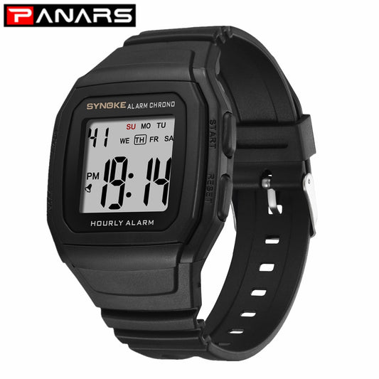 Sport Watch With Black Band Electronic Watches