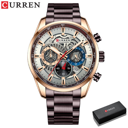 CURREN New Men's Casual Sports Watch, Top Luxury Brand Men's Watch