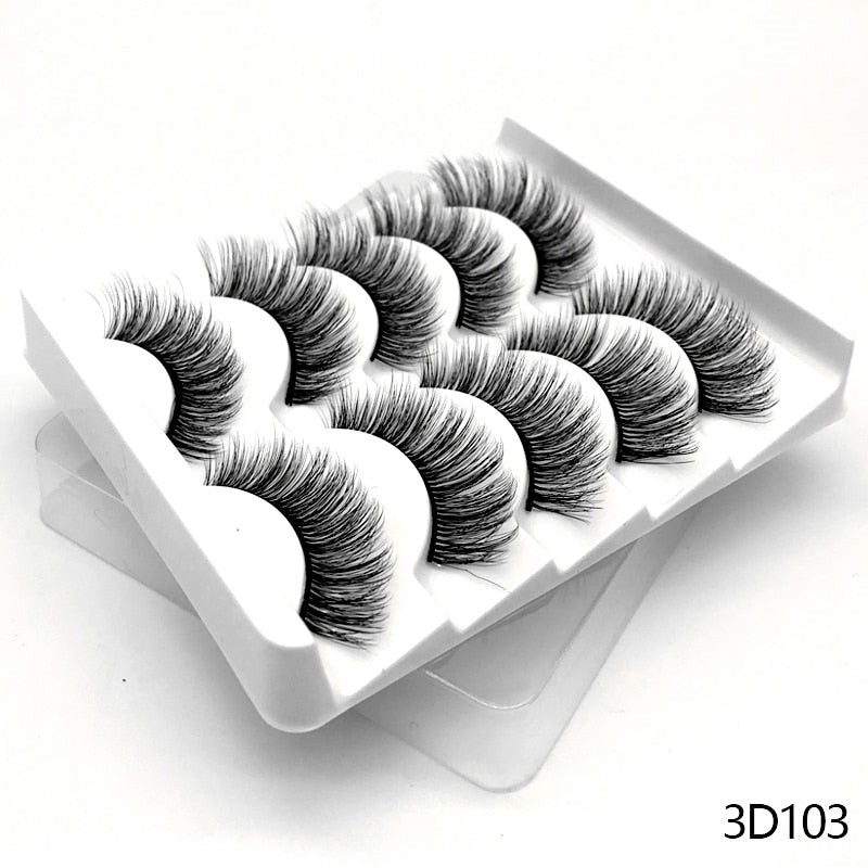Beauty 3D Faux Mink Lashes Fluffy Soft Wispy