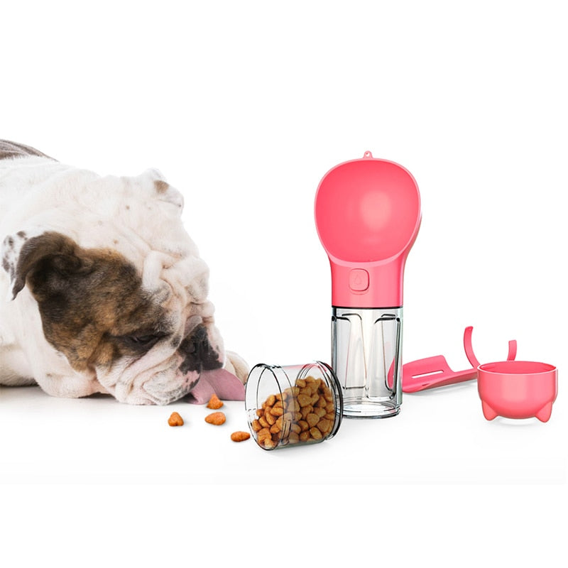 Pet Water Bottle Feeder Bowl Portable Drinking