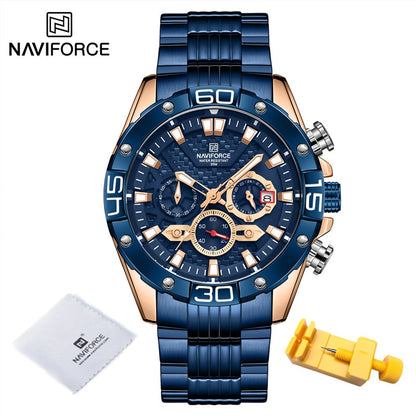 Men's Watches Luxury Gold Business Classic Quartz Clock