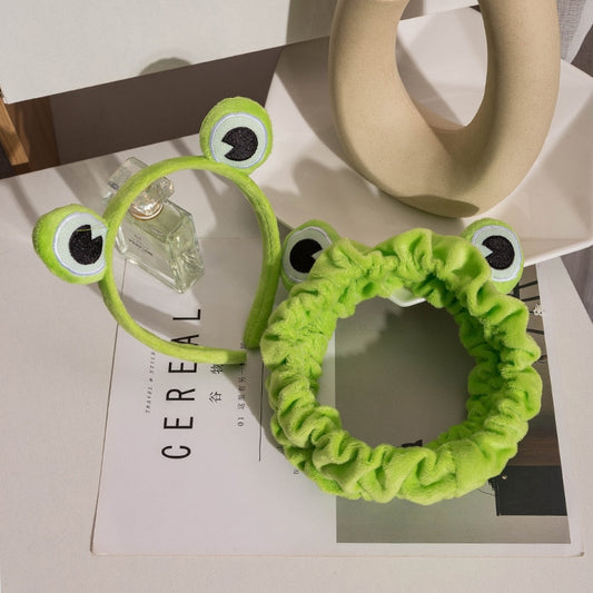 Funny Frog Makeup Headband Wide-brimmed