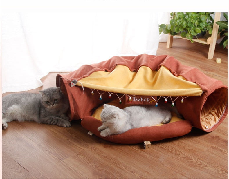 Pet Tunnel with Mat High Quality Cat Puppy