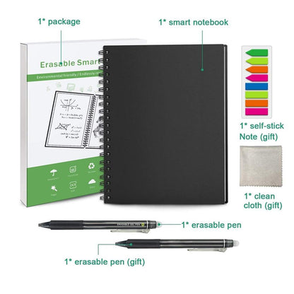 Smart reusable erasable notebook Spiral Notebook
