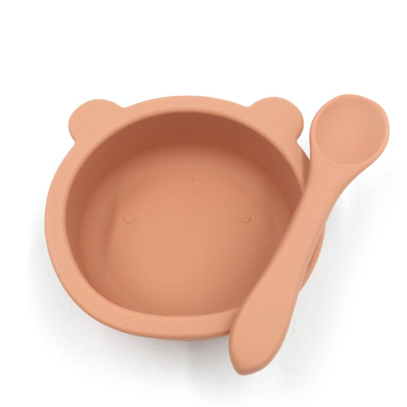 New Silicone Baby Feeding Bowl Tableware