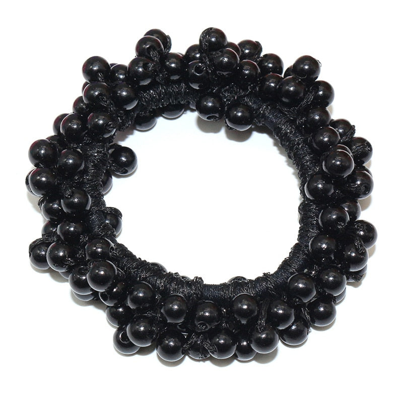Woman Big Pearl Hair Ties Fashion Korean Style