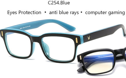 Blue Ray Computer Glasses Men Screen Radiation Eyewear