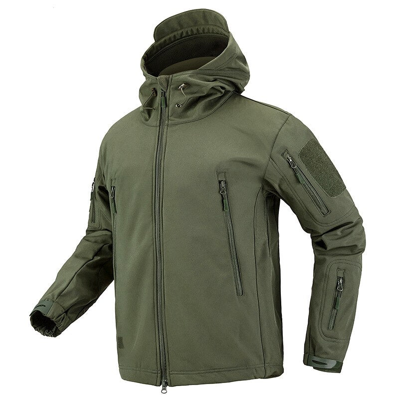 Men's Winter Jacket Army Soft Shell Clothes