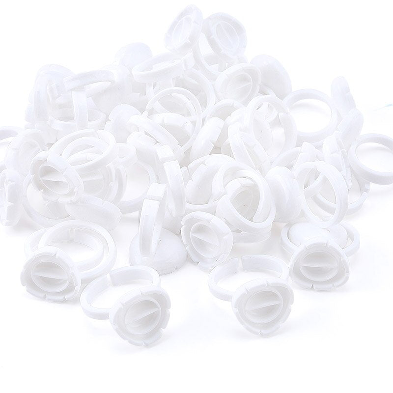 Beauty Disposable Eyelash Extension Glue Rings