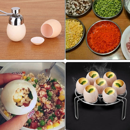 Creative Kitchen Tools Metal Egg Scissors