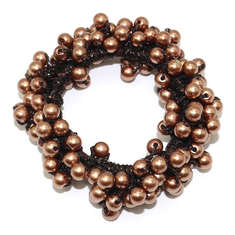 Woman Big Pearl Hair Ties Fashion Korean Style