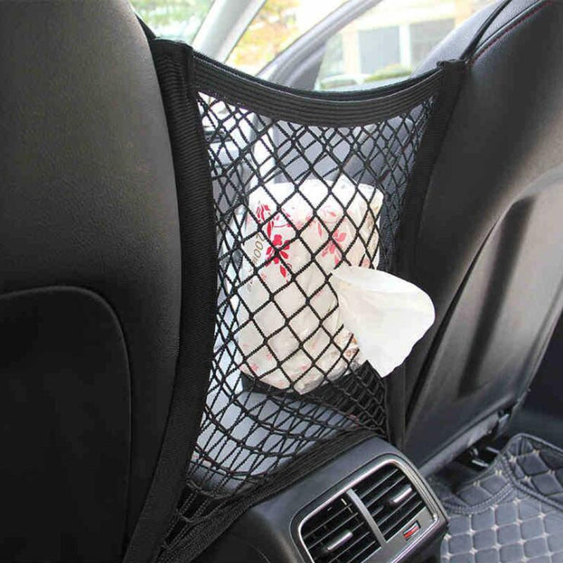 Car Interior Trunk Seat Back Elastic Mesh
