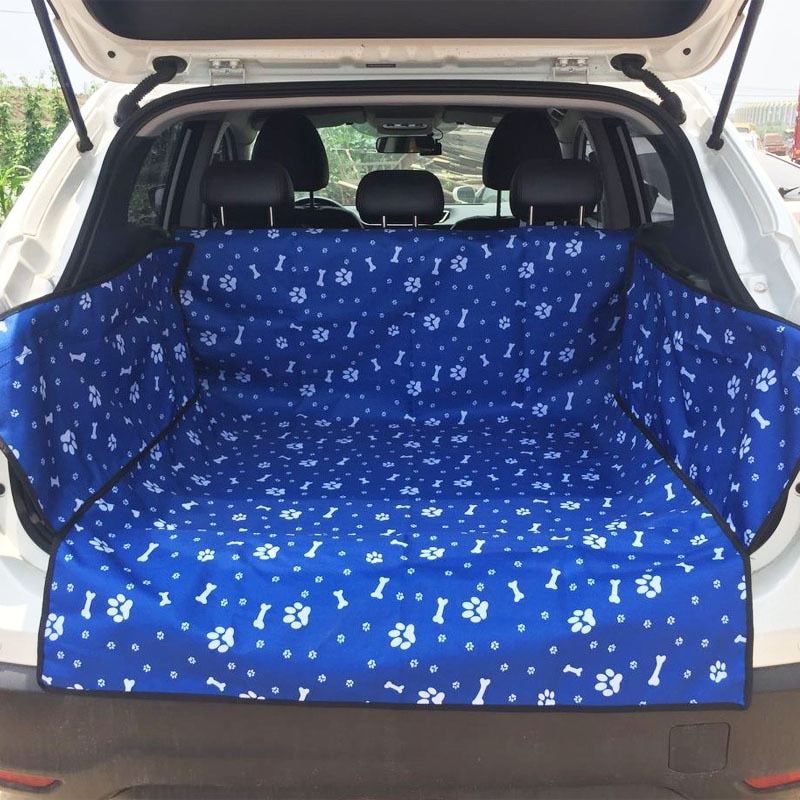 CAWAYI KENNEL Pet Carriers Dog Car Seat Cover Trunk Mat